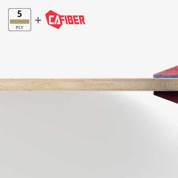 Butterfly Outerforce CAF Table Tennis Blade - Side View